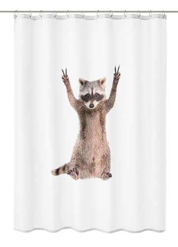 Kleine Wolke George Duschvorhang TXT Taupe, 180x200 cm