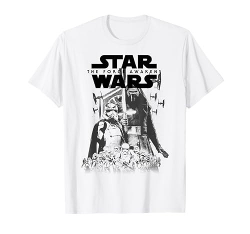 T-shirt Star Wars Kylo Ren et Captain Phasma pour fan de la saga