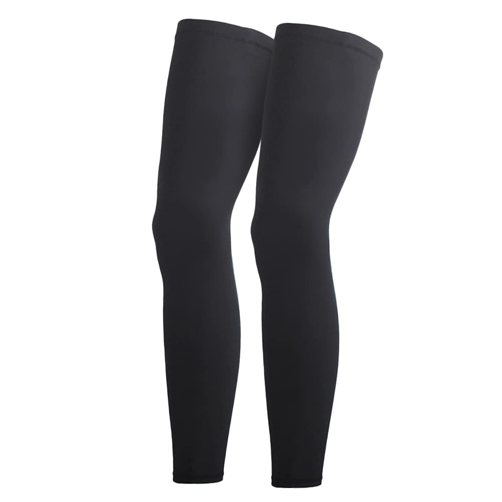 Salome Idea One Pair Compression Full Length Leg Sleeve for Men Women, Running, Basketball