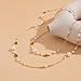 Long Gold Pearl Necklaces for Women Trendy Statement Layered Chain Necklace Multi-strand Chunky Pearl Beaded White Necklaces Fashion Sweater Jewelry (gold)