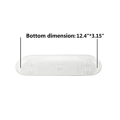 Idyllize 5 Klar Kunststoff Schwere Pflicht Pflanze Untertasse Tropfschalen für Töpfe 14'' x 4.6'' – Ansicht 3