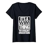 Photo Gallery donna it s a wim thing you wouldn t understand first name maglietta con collo a v Photo Gallery donna it s a wim thing you wouldn t understand first name maglietta con collo a v
