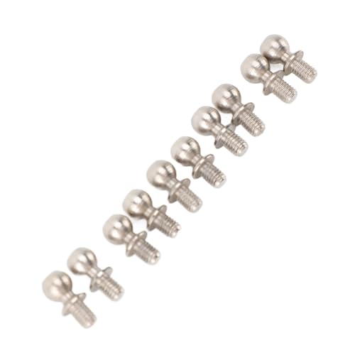 Śruba z łbem Kulowym RC, 10 Sztuk żelazna śruba z łbem Kulowym Zapięcie Metalowa śruba z łbem Kulowym do 144001 144002 144010 124010 124008 124007 RC Car