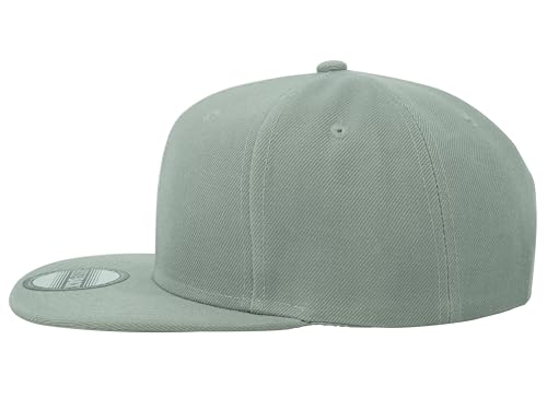 Image of Gelante Plain Blank Flat Brim Adjustable Snapback Baseball Caps Wholesale LOT 12 Pack