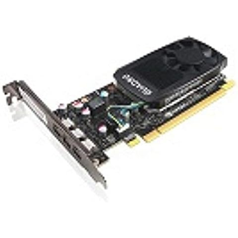 Lenovo ThinkStation NVIDIA Quadro P400 2GB GDDR5 Mini DPx3 Graphics Card with HP Bracket, 4X60N86657 Cover