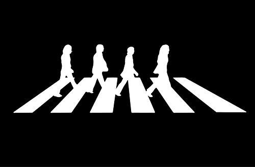 The Beatles - Abbey Road - Car, Truck, Notebook, Vinyl Decal Sticker, 6