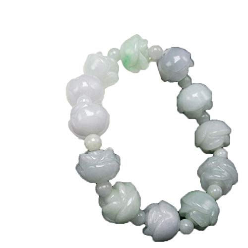 Bracelet émeraude birmane naturelle rosette cargo WBYSFR bijoux fins