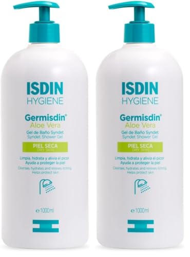 Gel douche antimicrobien ISDIN Germisdin à l'aloe vera protecteur et hydratant peaux sèches
