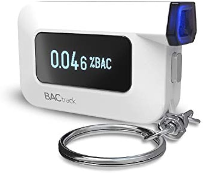 BACtrack C6 Keychain Breathalyzer | Professional-Grade Accuracy | Optional Wireless Smartphone Connectivity | Compatible w/ Apple iPhone, Google & Samsung Android Devices | Apple HealthKit Integration