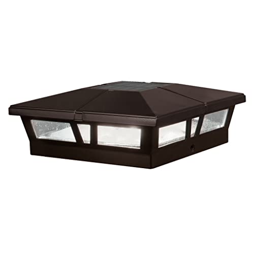 Casquette solaire Cambridge marron pour illuminer vos soirées de jardin et terrasses