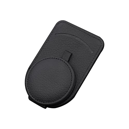 Sunglass Holder, Visor Clip, and Stylish Storage Solution for Eyewear and Cards. (BLACK)