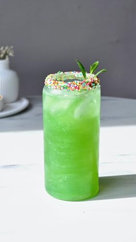 Twinkle my Drink® Green Edible Glitter for Drinks, Cocktails & Cakes | Perfect for Pride Decortations Accessories | ST Patricks Day Decorations | Drink Shimmer | 5g 25 Servings