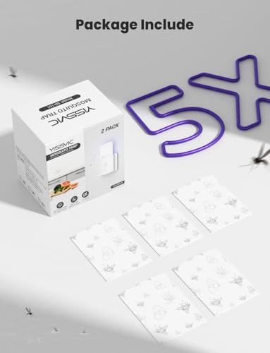 YISSVIC Fruit Fly Sticky Traps 5PCS Gnat Traps Bug Traps Gnat Killer for Indoor Outdoor House Kitchen Mosquitos Flying Insects - Thumbnail 5