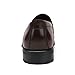 Men's Luxury Coffee Leather Penny Loafers, Classic Fashion Handmade Dress Shoes Casual Slip-on Loafer for Mens, 9.5