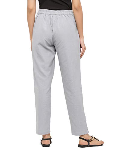 Image of Jaipur Kurti Women's Pleat-Front Regular Pants