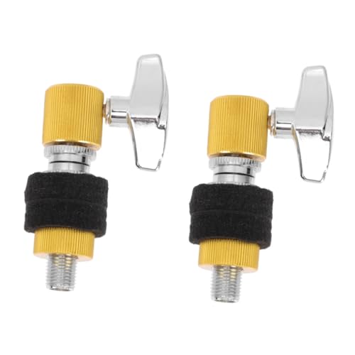 ibasenice 2pcs Set Drum Set Hi Hat Post Hi Hat Drop Clutch Aluminum Alloy Drum Parts Percussion Accessories Easy Adjust