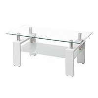 (OSJ)ガラステーブル コーヒーテーブル 幅88cm(クリアグラスブラック脚) Amazon｜(OSJ)ガラステーブル コーヒーテーブル 幅88cm 強化