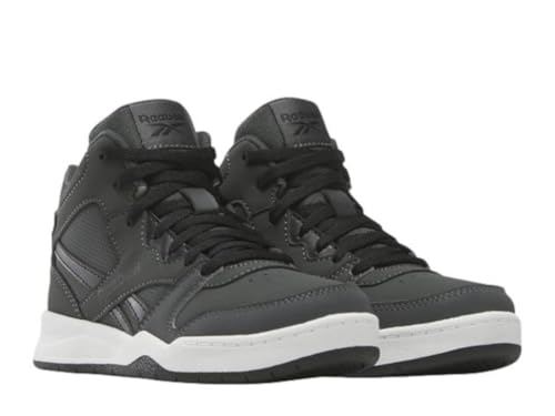 Reebok BB 4500 Court Sneaker, Grey6/FTWRWHITE/BLACK, 34,5 EU, Grey6 Ftwrwhite Black, 34.5 EU