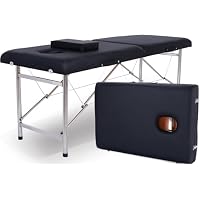 折りたたみマッサージベッド エステベッド 施術台 整体 ブラック Amazon | 折り畳みベッド コンパクト 整体ベッド マッサージ台 幅80