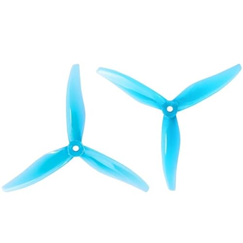 Hélices à 3 pales 10CW 10CCW de rechange plastique bleu pour drone 5129