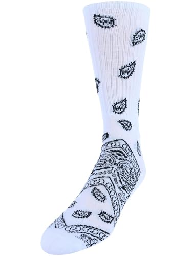 CTM Men's Asombroso Bandana Socks (1 Pair)2