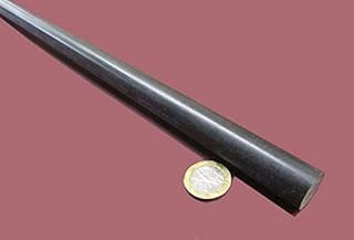 Black Acetal POM Round Rod Delrin .750