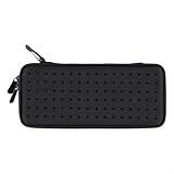 for Golf Accessories Storage Box Bag, for EVA Hard Shell Utility Case with Carabiner Clip for Glove Tee Marker Organizer, Compact for Golf Cart Holder (Black)