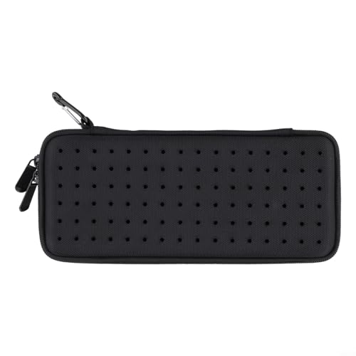 for Golf Accessories Storage Box Bag, for EVA Hard Shell Utility Case with Carabiner Clip for Glove Tee Marker Organizer, Compact for Golf Cart Holder (Black)