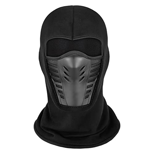 WEITING Cubrebocas para motocicleta, gorro de esquí, pasamontañas para clima frío con ventilación de aire 3D, forro polar resistente al viento, polaina térmica para el cuello, cubierta completa para