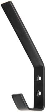 Amazon Basics AB6000-FB-5 Coat Hook, Matt Black