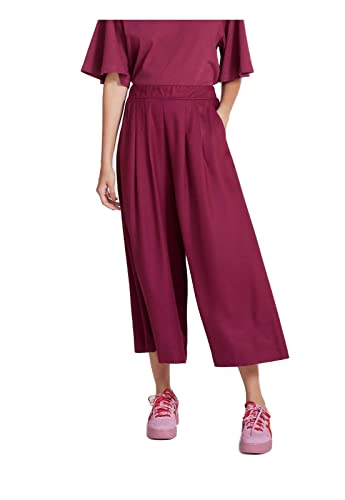 Calça Básica Feminina Cintura Alta Pantacourt - Roxo P