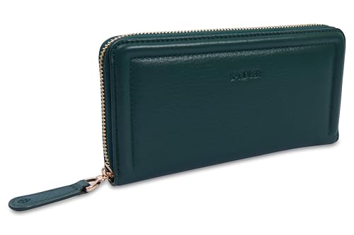 Portefeuille en cuir SADDLER Beatrice en boîte cadeau pour femme