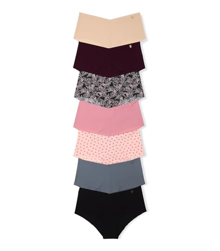 Victoria's Secret Women's No Show Cheeky Underwear, Minimal Coverage Panties for Women, Multi Pack, Assorted Mix, S