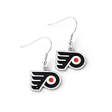 NHL Philadelphia Flyers Logo Dangler Earrings
