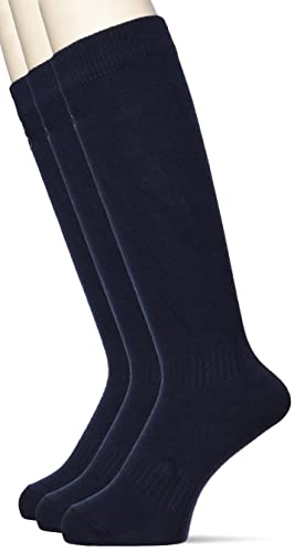 ローリングス(Rawlings) 野球 大人用 超伸 3足組ロングソックス 滑り止め AAS12S03-3 ネイビー サイズ 21-24