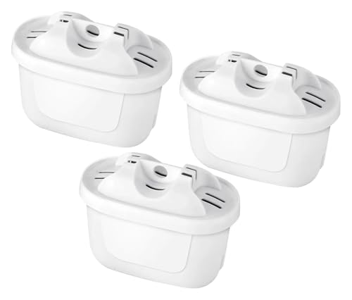 Compatible con Brita Maxtra+, Merella Cool, Mavea Elemaris XL Flow - Filtros de repuesto alta resistencia(3pcs)