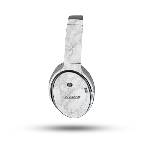 Image of MightySkins Glossy Glitter Skin Compatible with Bose QuietComfort 35 II Headphones - Frost Marble | Protective, Durable High-Gloss Glitter Finish | Easy to Apply