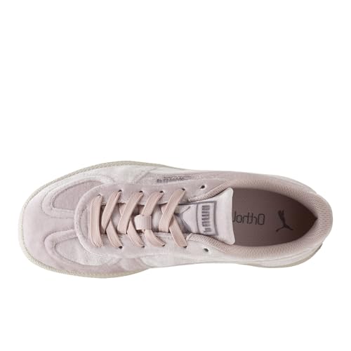PUMA PUMA Womens Palermo Velvet Dreams Lace Up Sneakers Shoes Casual - Pink - Size 8 M