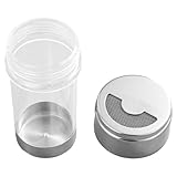 Hemobllo Salz und Pfefferstreuer aus Edelstahl mit Siebdeckel Gewürzflasche für Zucker und Salz Luftdichter Gewürzbehälter für Küche und Esszimmer