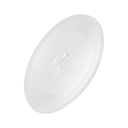 TOYANDONA Plato Giratorio para Microondas de Vidrio Diámetro Bandeja Resistente y Segura para Horno Repuesto para Modelos Compatibles