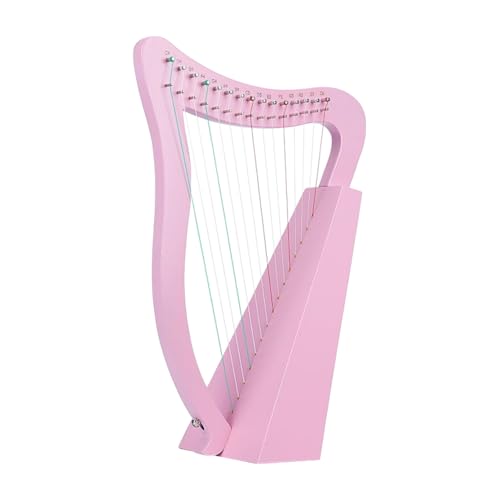 taefyiasz ハープは簡単に習得でき、ポータブルな三日月型で、初心者や大人に適しています。プロのパフォーマンスにも適しています (15弦,C)