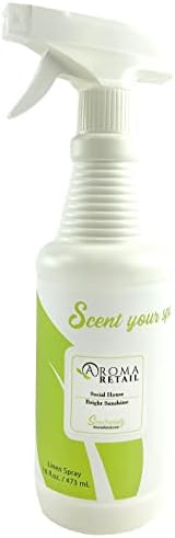 Scentcerely 16oz Bright Sunshine linen spray air freshener for bedding pillows sheets room and car