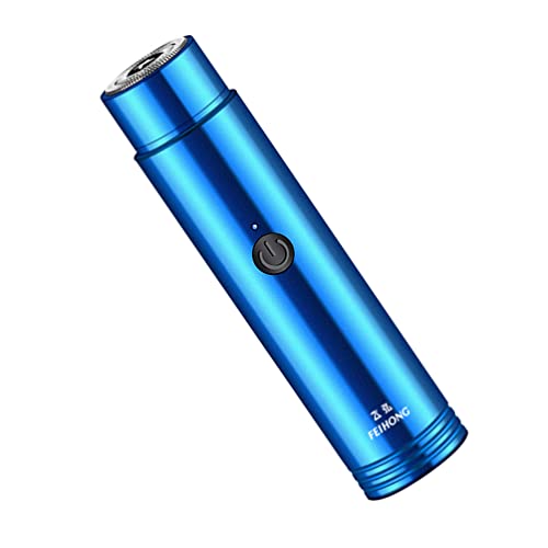 Mobestech Foil Shaver Facial Hair Removal, Mini Hair Remover Device, Protable Electric Razor Shaver Trimmer Portable Painless Bikini Epilator for Men Women USB Rechargeable -Blue Mens Razors -  TI5524O18RB