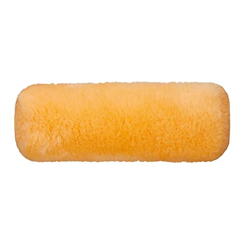 ProDec 225 mm x 44 mm professioneller langfloriger Schafsfell-Farbroller, Premiumqualität-Merinowolle für Antreicharbeiten mit Dispersions- und Mauerwerkfarben an Innen- und Außenwänden und Decken