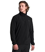 The North Face Men's TKA GLACIER 1/4 ZIP, Tnf Black/tnf Black, Medium