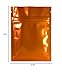 100 Durable Double-Sided Metallic Foil Mylar Flat QuickQlick Zipper Seal Bag 7.5x10cm (3x4