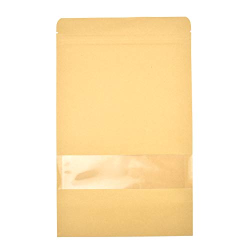 Bolsas de embalaje reutilizables herméticas de kraft con cierre para semillas 7