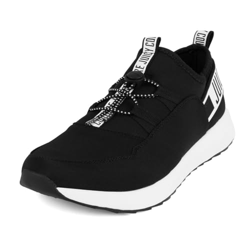 Juicy Couture Women's Slip-On Sneakers – Fashion Tennis Shoes with Bungee Closure, Comfortable & Casual for Everyday Walking