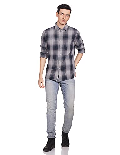 Image of Marks & Spencer Men's 3 Pack Regular Fit Easy Iron Long Sleeve Shirts