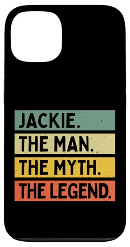 Jackie The Man The Myth The Legend�ʔ������O������p �X�}�z�P�[�X iPhone 13 �p